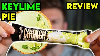 Warrior Crunch Protein Bar KEY LIME PIE Review
