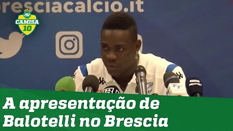 E o Flamengo? OLHA o que Balotelli falou na chegada ao Brescia!