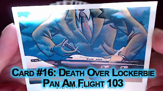 Drug Wars Trading Cards: Card #16: Death Over Lockerbie, Pan Am Flight 103 (Eclipse Comics History)