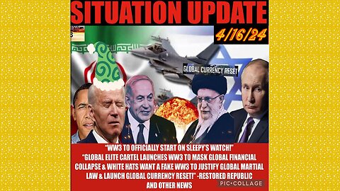 SITUATION UPDATE 4/16/24- AI System Used To Bomb Gaza,Global Financial Crises,Cabal/Deep State Mafia