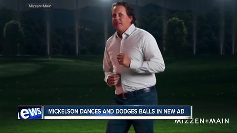 Phil Mickelson seen dancing in new golf commercial