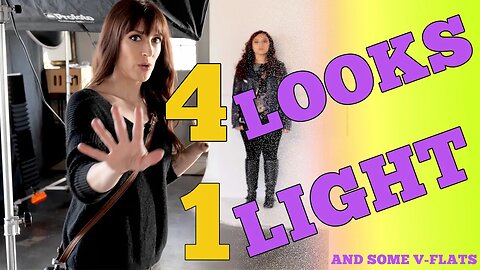 Portrait Photography Hacks: 4 EASY Setups with ONE Light Photography (FAST and EASY)
