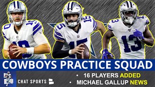 Cowboys 2022 Practice Squad Tracker: Cooper Rush, Will Grier, Qadree Ollison Among 16 Signings