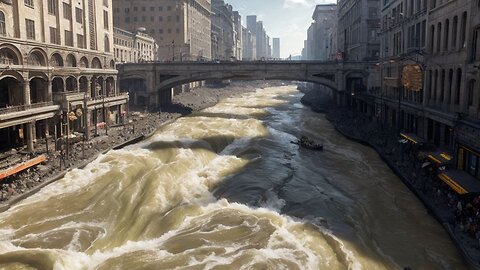 2 minutes ago! Apocalypse in Italy! There was no such storm for 150 years!