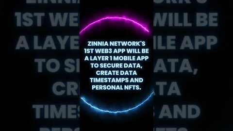 What will be zinnia network's first web3 app?