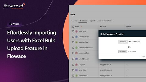 Effortlessly Importing Users with Excel Bulk Upload Feature in Flowace