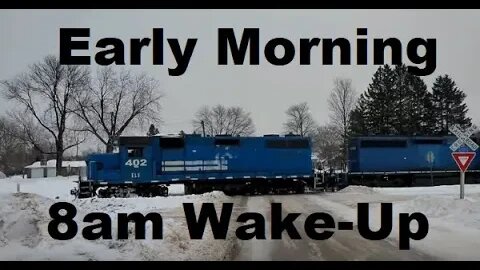 An Early Wednesday Morning Wake Up Call By A Freight Train! 1/5 #trains #trainvideo | Jason Asselin