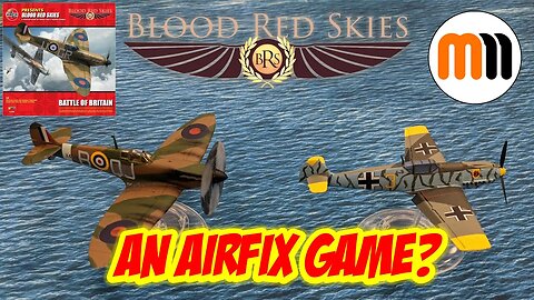 A dogfight game from Airfix? Airfix Presents Blood Red Skies Unboxing
