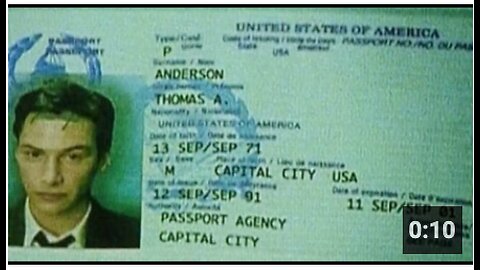 In the movie 'The matrix' Neo's passport has an expiration date set to 9/11/2001