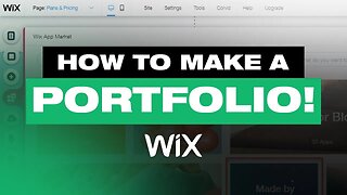 How to Make a Portfolio! (Wix Tutorial)