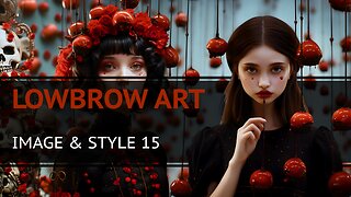 Lowbrow Art - Adding Style to an Image in MidJourney 5.2 - Image & Style 15