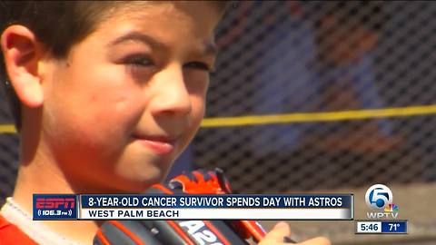 Lance McCullers Jr., Houston Astros surprise eight-year-old cancer survivor