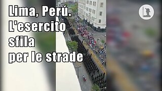 LE PROTESTE IN PERÚ NON SI PLACANO