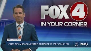CDC: Fully-vaccinated people can go without masks outdoors, except in crowded areas