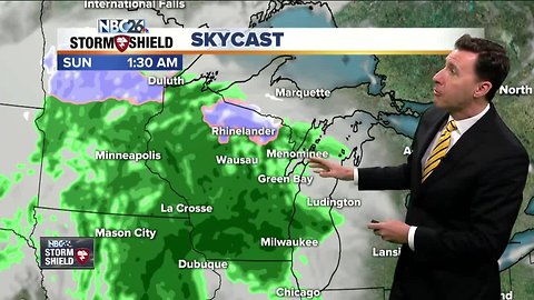 Michael Fish's NBC26 Storm Shield DST weather forecast