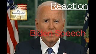 the constitutionalist - Ep. 17 Live reaction to Biden's speech 7/24/24