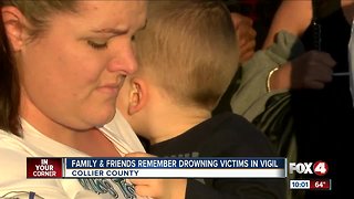 Vigil held to remember children drowning victims
