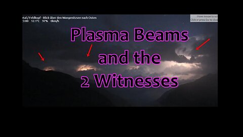 Plasma Beams and The 2 Witnesses