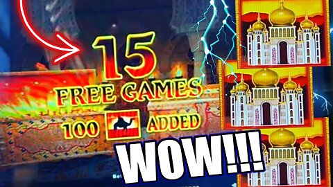 YOU Won't Believe WHAT HAPPENS With 15 Free Games on Sahara Gold!