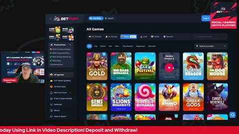 Play Over 5000 Amazing Betfury Slot Games! Chance To Win Big! Plus Earn BFG Tokens! #BFoverview