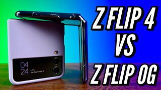 Z Flip 4 vs Z Flip OG Original Edition Camera Comparison