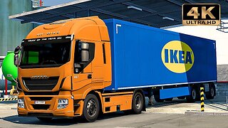 Iveco Stralis Hi-Way delivering in Norway | Euro Truck Simulator 2 “4K” Gameplay