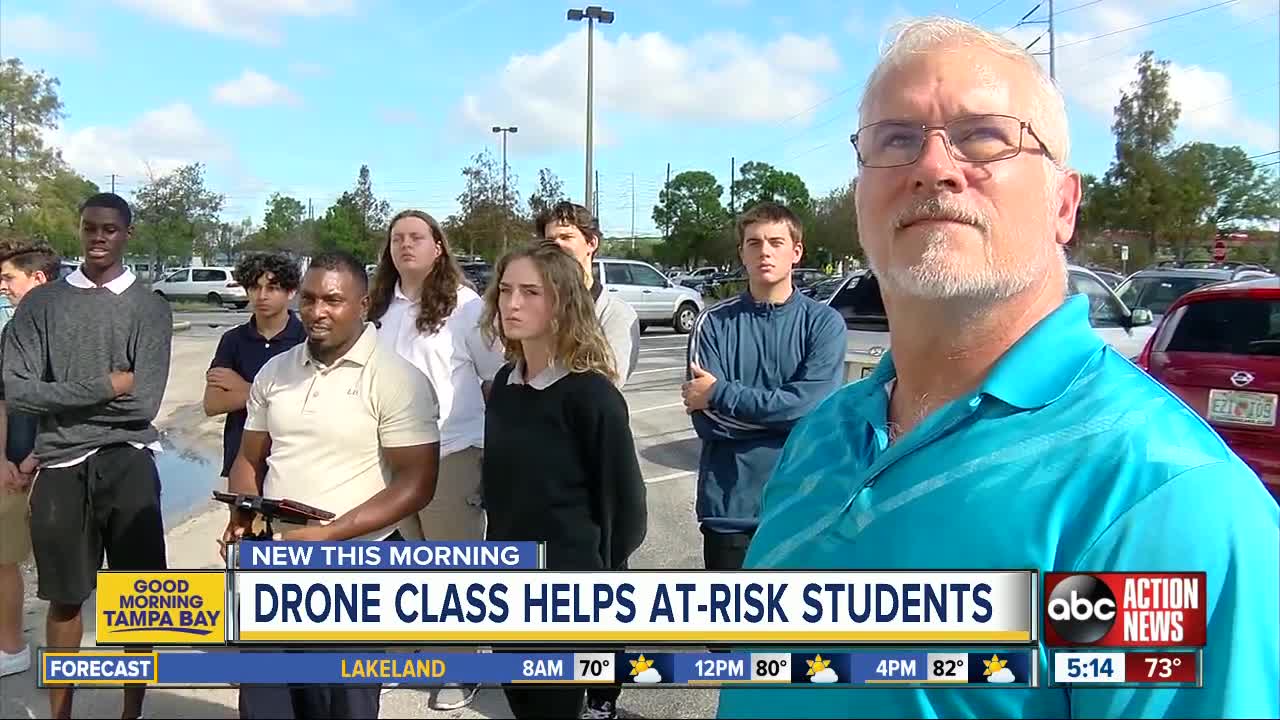 Drone class turns teenagers into pilots, giving at-risk students a strong career path