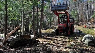 Fransgard V3004 winching big rock