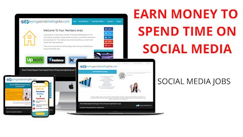 Earn money by spending time on social media || Social media jobs