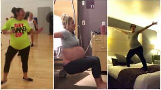 These pregnant women got the moves!