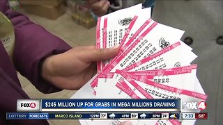 Mega Millions up to $245 million