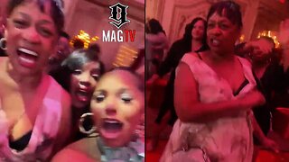 Ashanti Turns Up Wit Nelly's Mother When "Hot In Here" Plays At Her Mom's B-Day Party! 💃🏾