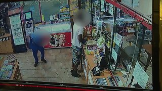 Surveillance video shows store clerk shooting wrong man over a bag of chips