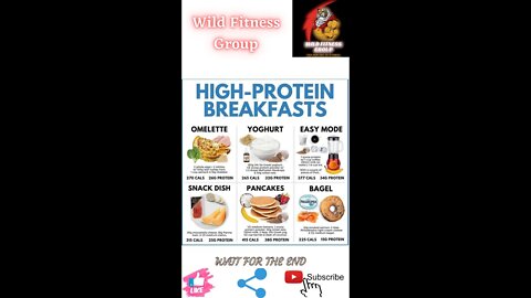 🔥High protein breakfasts🔥#shorts🔥#viralshorts🔥#fitnessshorts🔥#wildfitnessgroup🔥