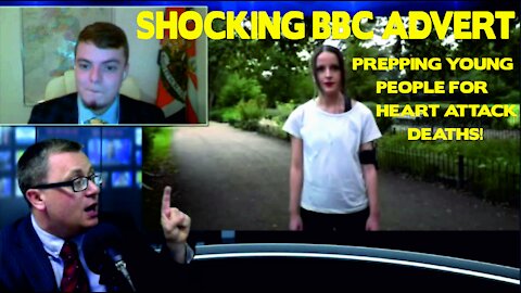 Shocking BBC advert prepping young people for heart attack deaths!