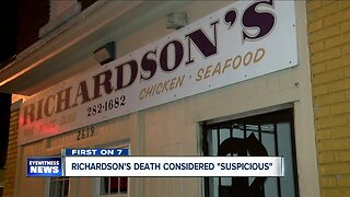 Richardson's death considered "suspicious"