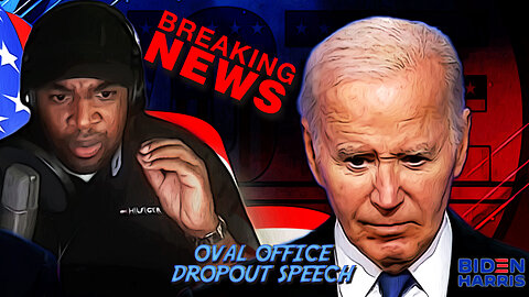 BIDEN OVAL OFFICE'S PRESIDENTIAL DROP OUT SPEECH