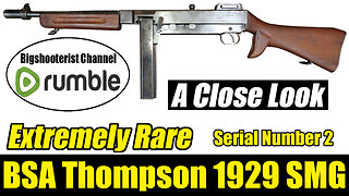 Extremely Rare BSA Thompson Model 1929 SMG