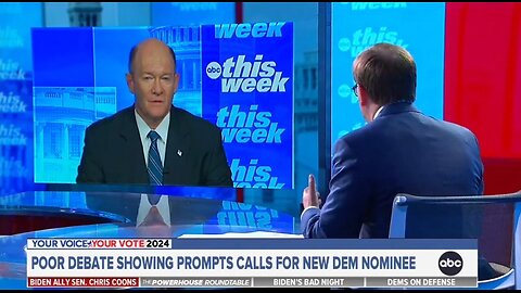 Sen Chris Coons: There's Not 1 Single Senior Dem Calling For Biden To Step Down