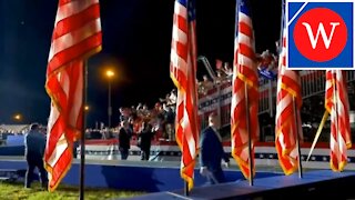 Trump Rally Finale: Patriotism In Georgia #Shorts