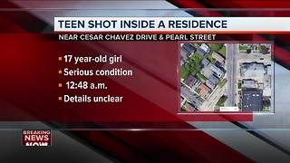 17-year-old girl seriously injured in overnight shooting on Milwaukee's south side