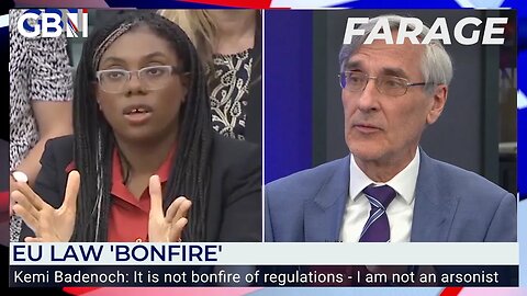 Kemi Badenoch: "I am not an arsonist" | Numbers of EU laws to be repealed drops from 4,000 to 600