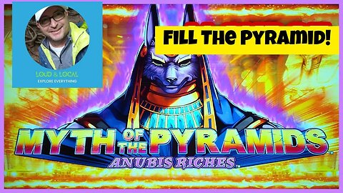 Let's make it a QUICKIE! Myth of the Pyramids Anubis Riches Slot. Quick bonus with retriggers!