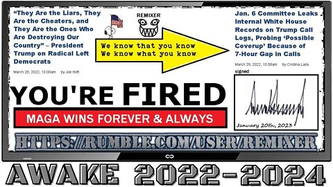 YOU'RE FIRED 2023