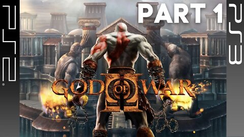 Godhood | God of War II (2007) Story Walkthrough Gameplay Part 1 | PS3, PS2 | FULL GAME (1 of 8)