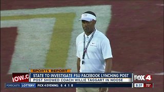 Fan post suggesting FSU coach lynching prompts investigation