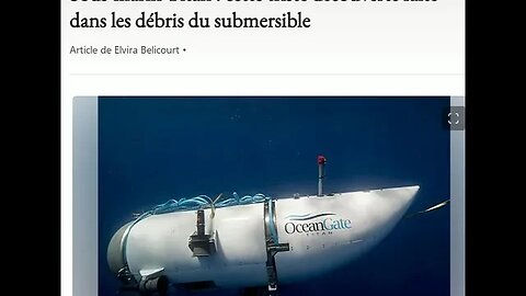 Sous-marin Titan : cette triste découverte faite dans les débris du submersible