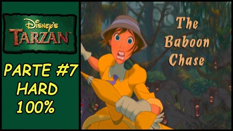 [PS1] - Disney's Tarzan - [Parte 7 - The Baboon Chase - 100% - HARD]