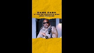 #damedash If you’re negative stay away from me. 🎥 @thediaryofaceopod