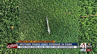 Mom, child discover syringe at Gillham Park playground